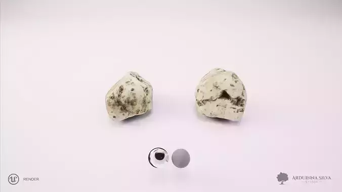 Small river rock 003 - Photogrammetry