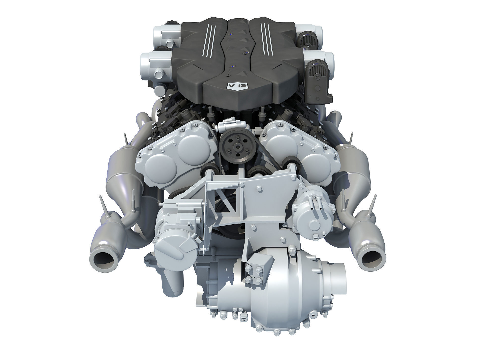 V12 Engine 3D model_8
