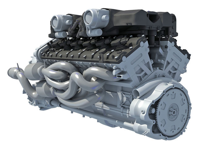 V12 Engine 3D model
