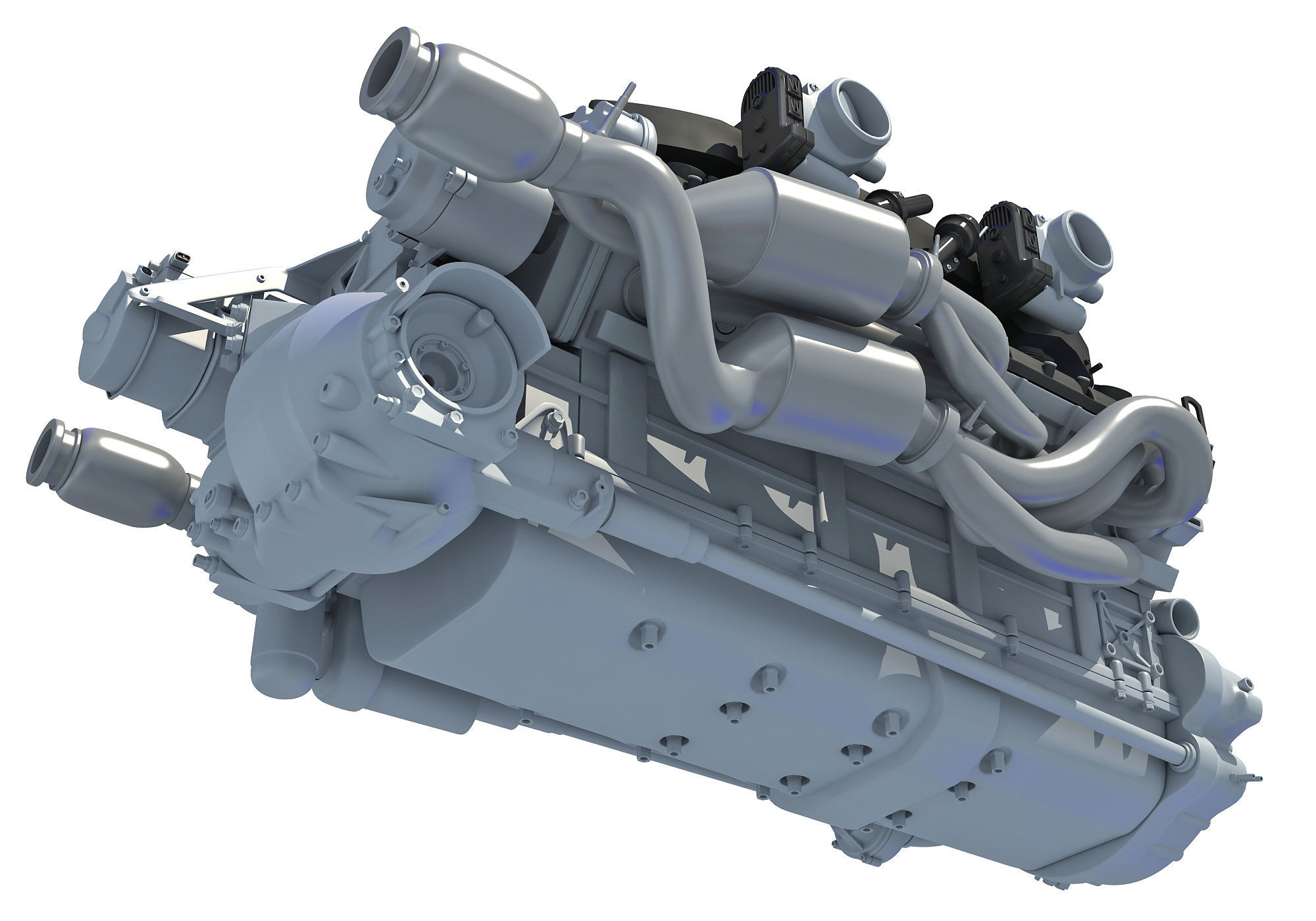 V12 Engine 3D model_10