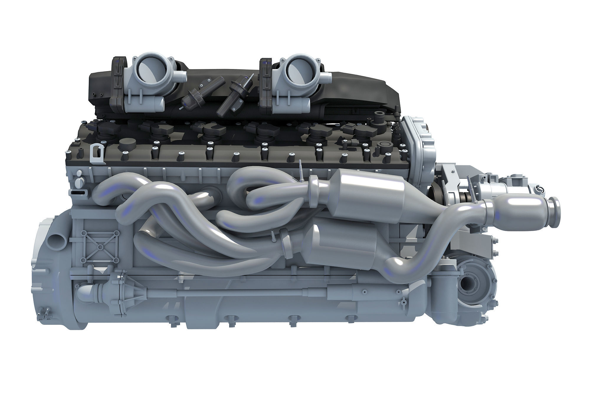 V12 Engine 3D model_6