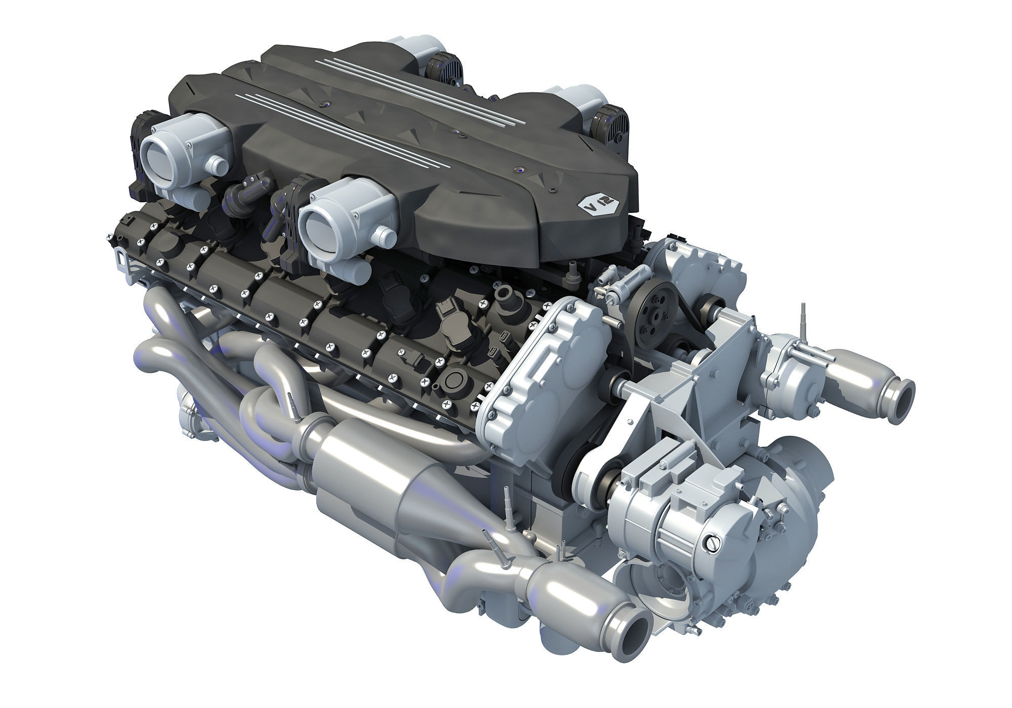 V12 Engine 3D model_7