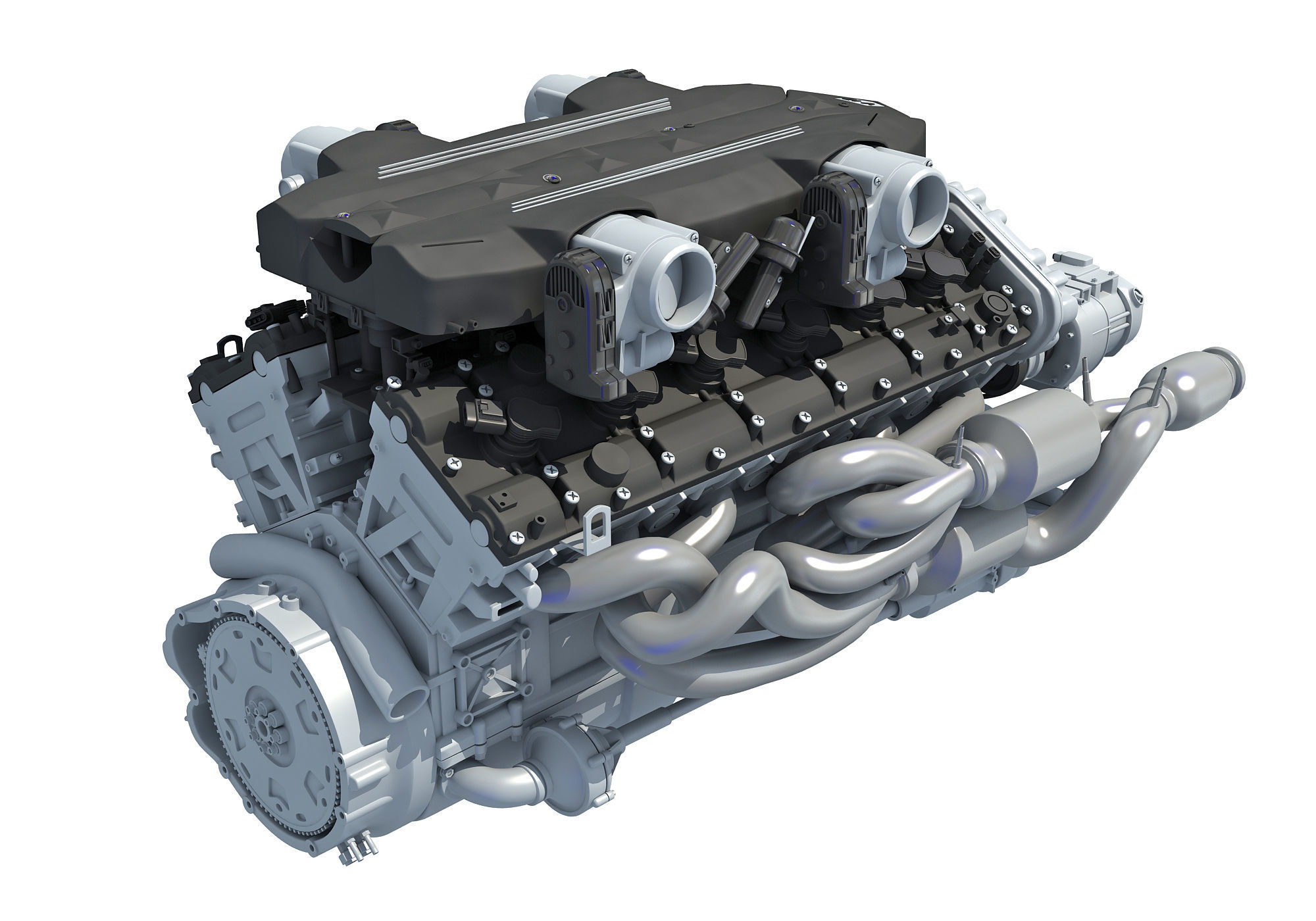 V12 Engine 3D model_4