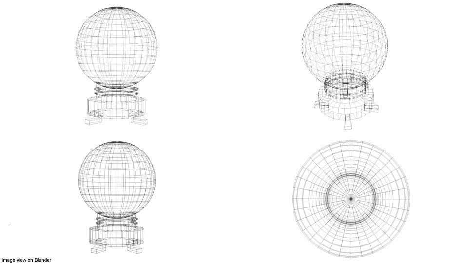 Crystal Ball - Type 1 3D model_4