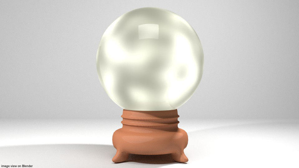 Crystal Ball - Type 1 3D model_1
