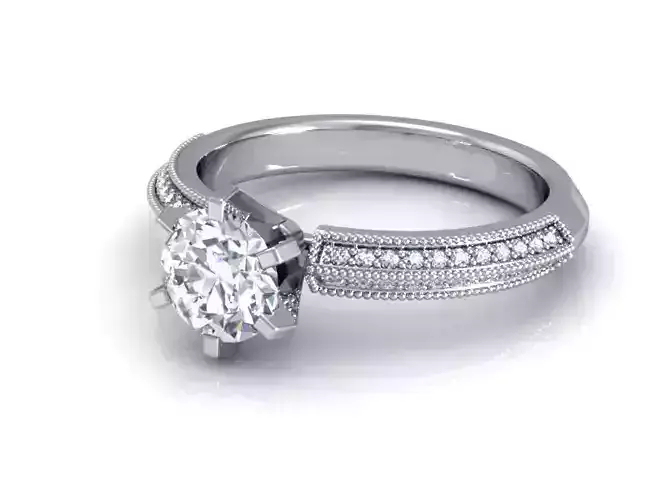 Engagement Ring With Diamonds 186