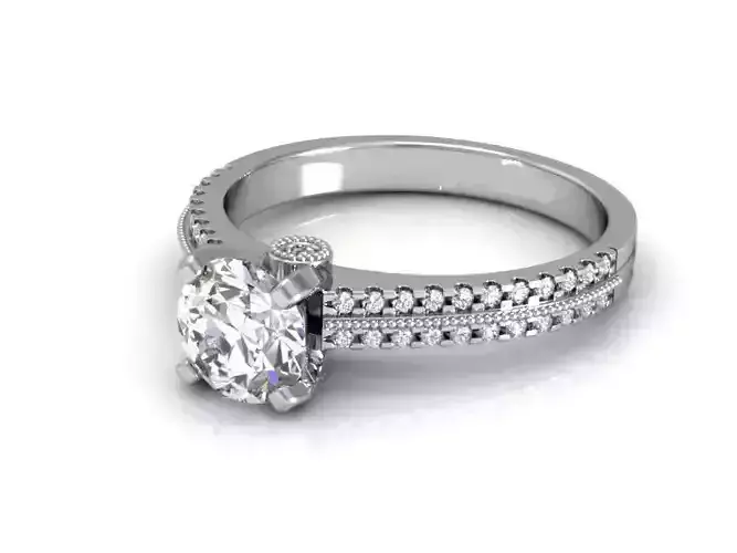 Engagement Ring With Diamonds 187