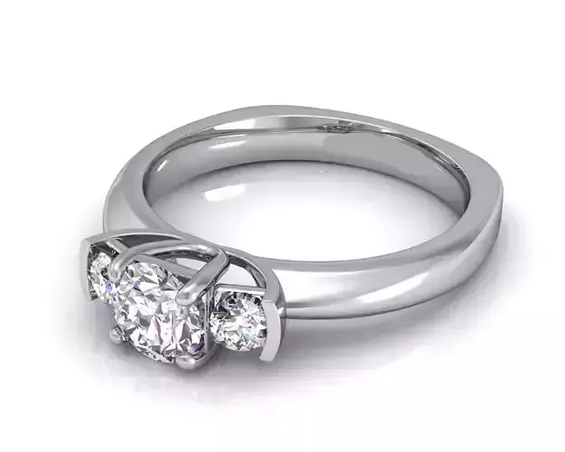 Engagement Ring With Diamonds 197