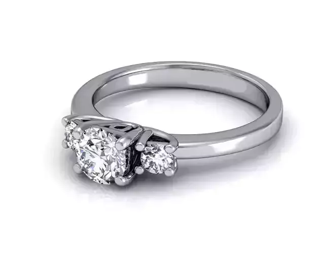 Engagement Ring With Diamonds 198