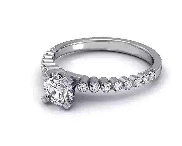 Engagement Ring With Diamonds 199