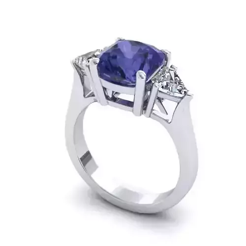 Engagement Ring With Sapphire 3