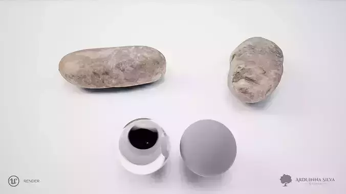 Small river rock 005 - Photogrammetry