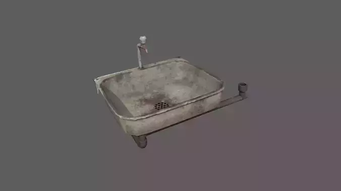 Retro Old Washbasin