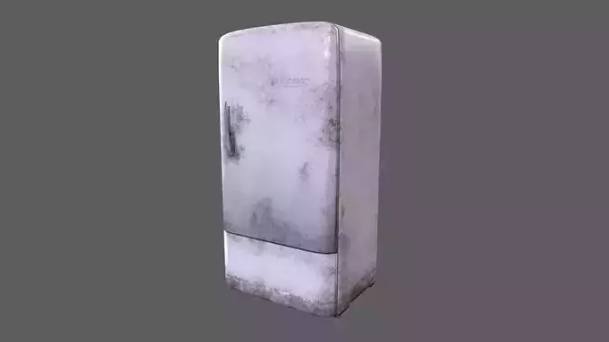 Retro Old Post-Apocalyptic Fridge