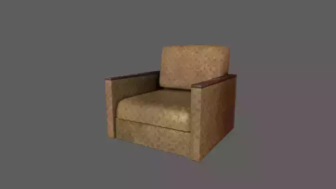 Retro Old Armchair