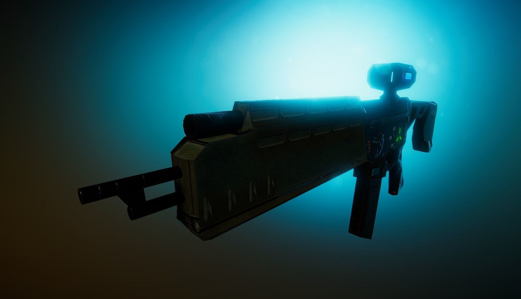 PBR Sci-Fi Game Kit Low-poly 3D model_6