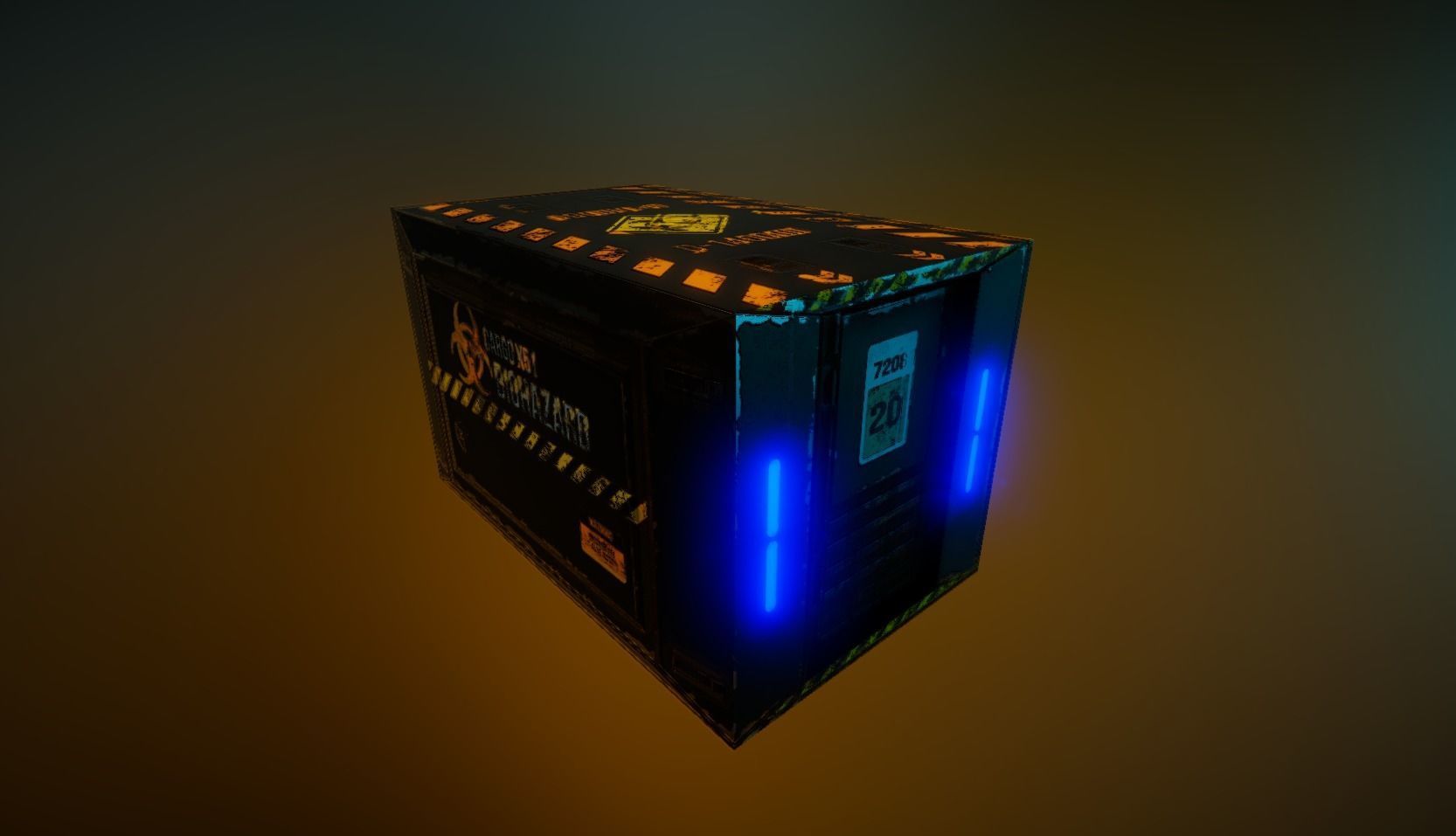 PBR Sci-Fi Game Kit Low-poly 3D model_15