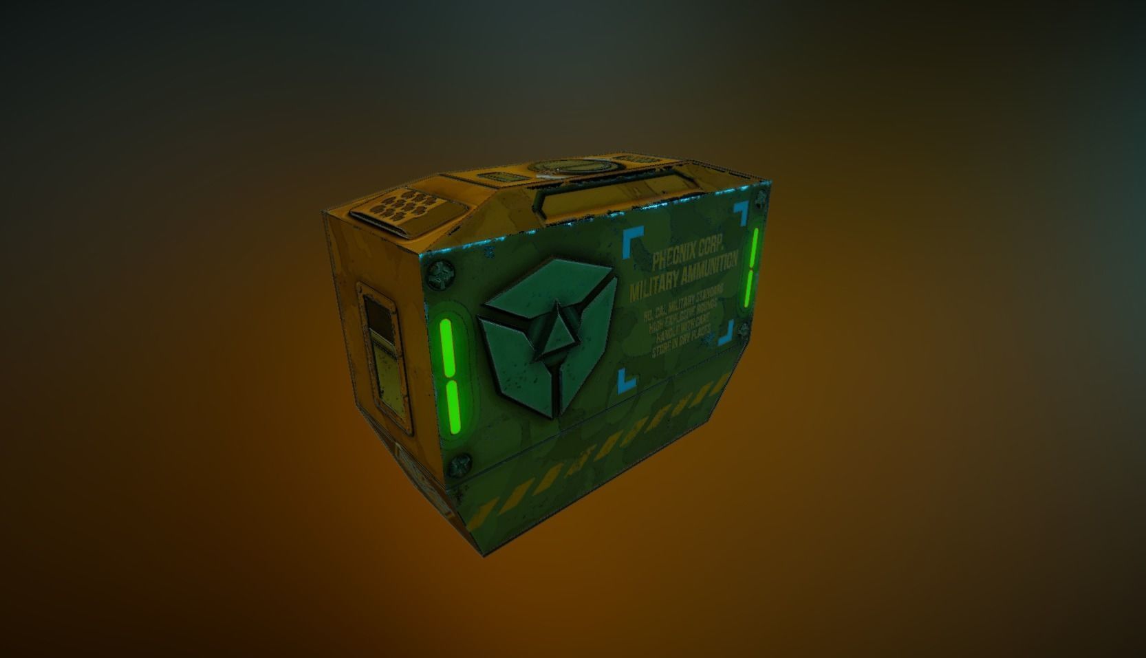 PBR Sci-Fi Game Kit Low-poly 3D model_10