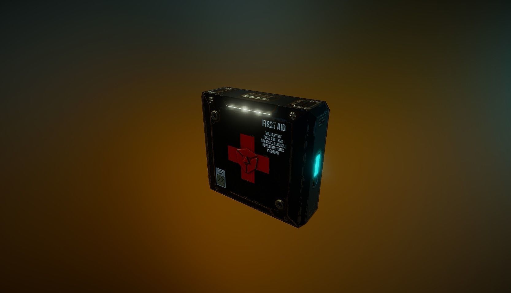 PBR Sci-Fi Game Kit Low-poly 3D model_25