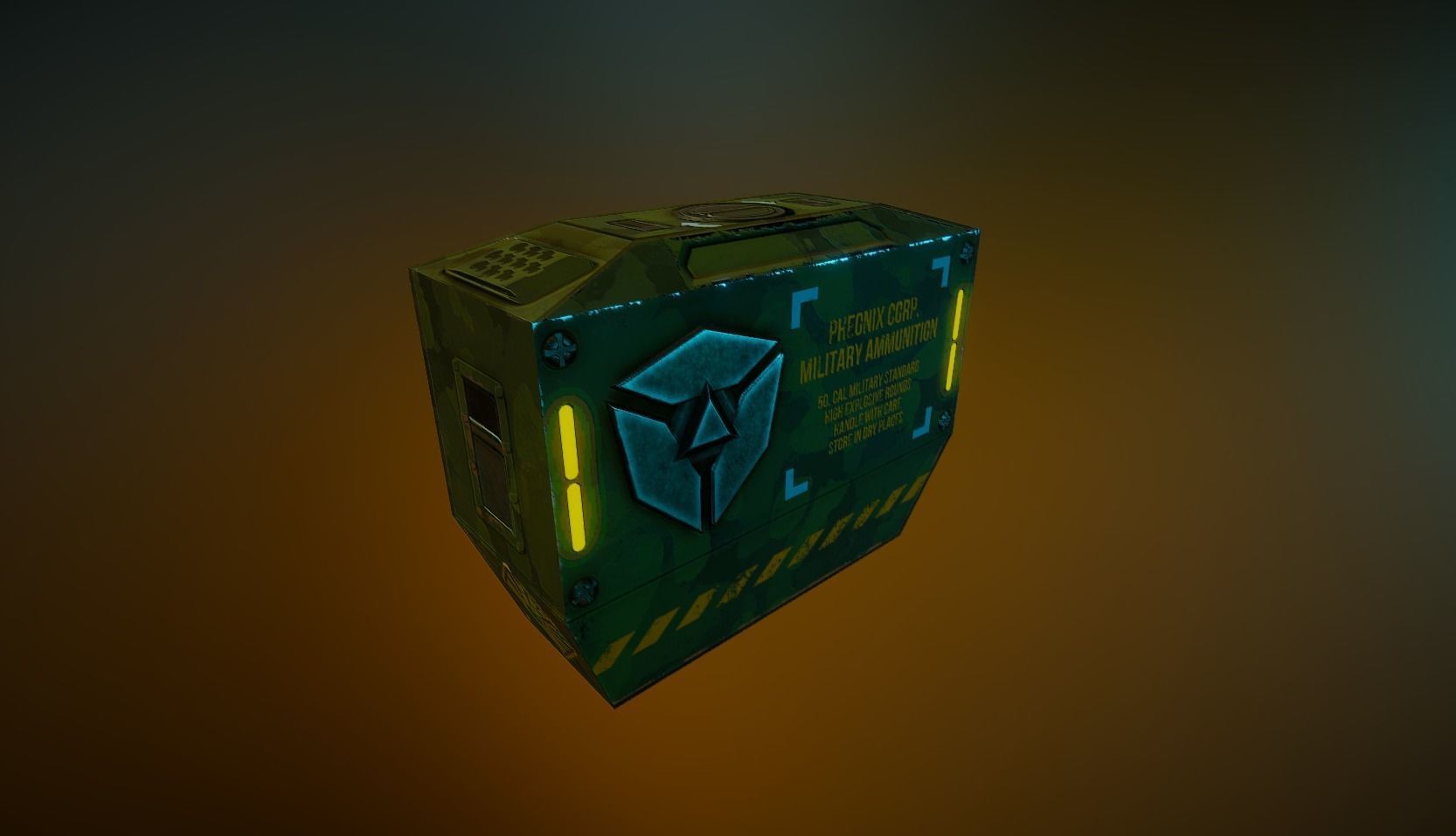 PBR Sci-Fi Game Kit Low-poly 3D model_9