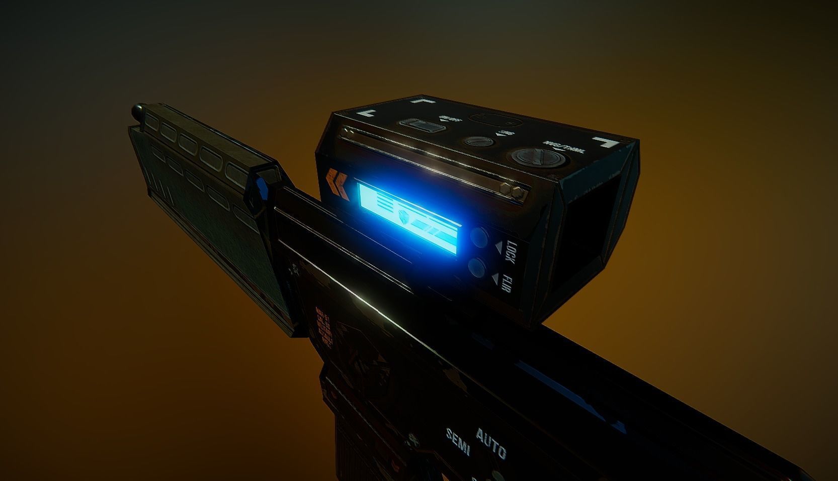 PBR Sci-Fi Game Kit Low-poly 3D model_5