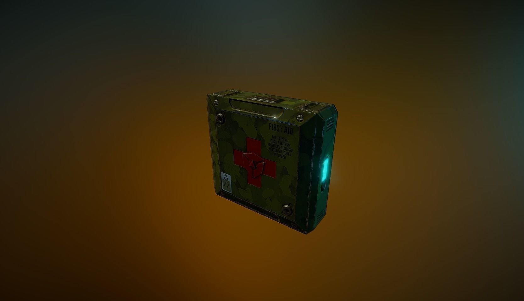 PBR Sci-Fi Game Kit Low-poly 3D model_24