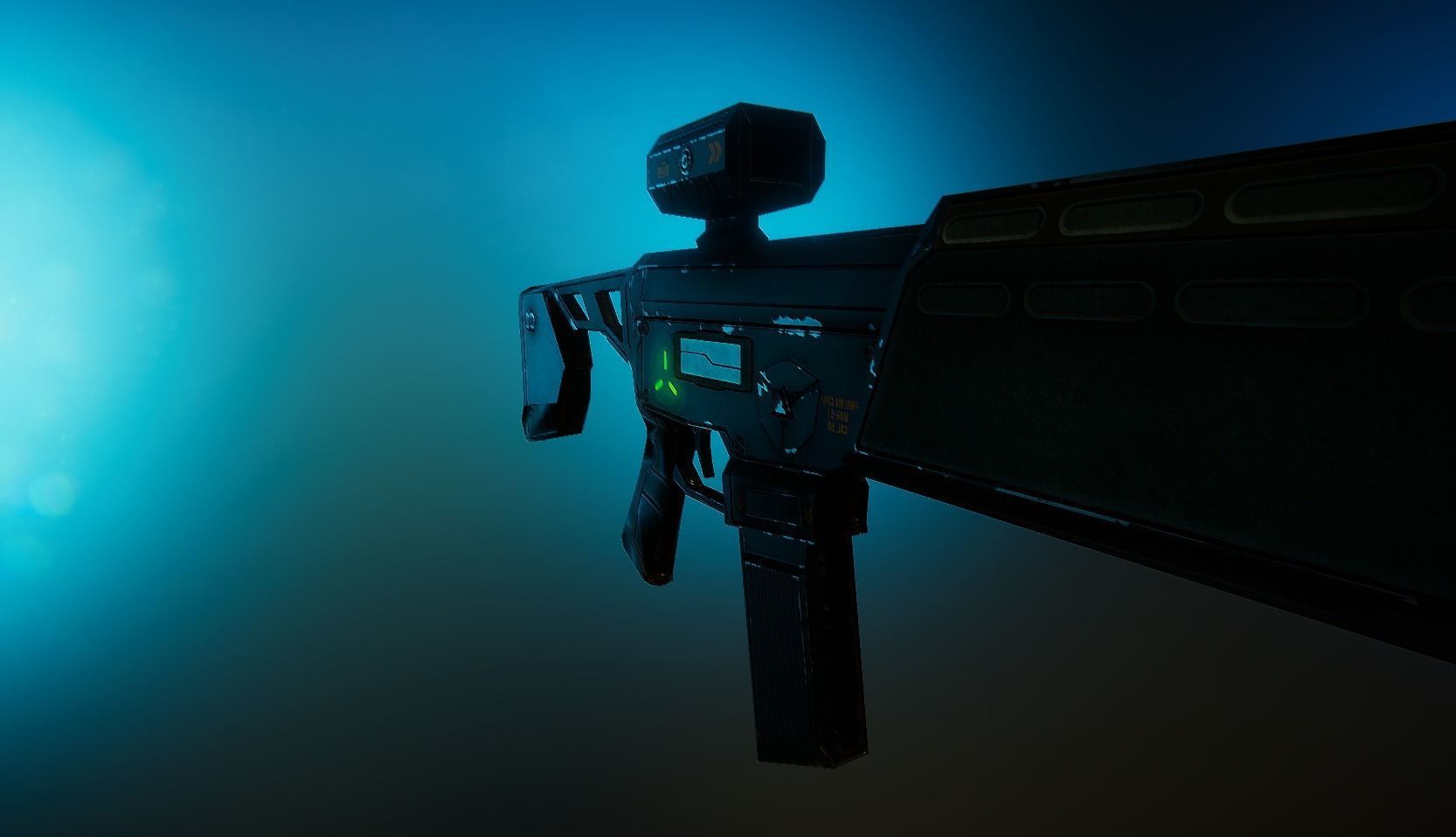 PBR Sci-Fi Game Kit Low-poly 3D model_7