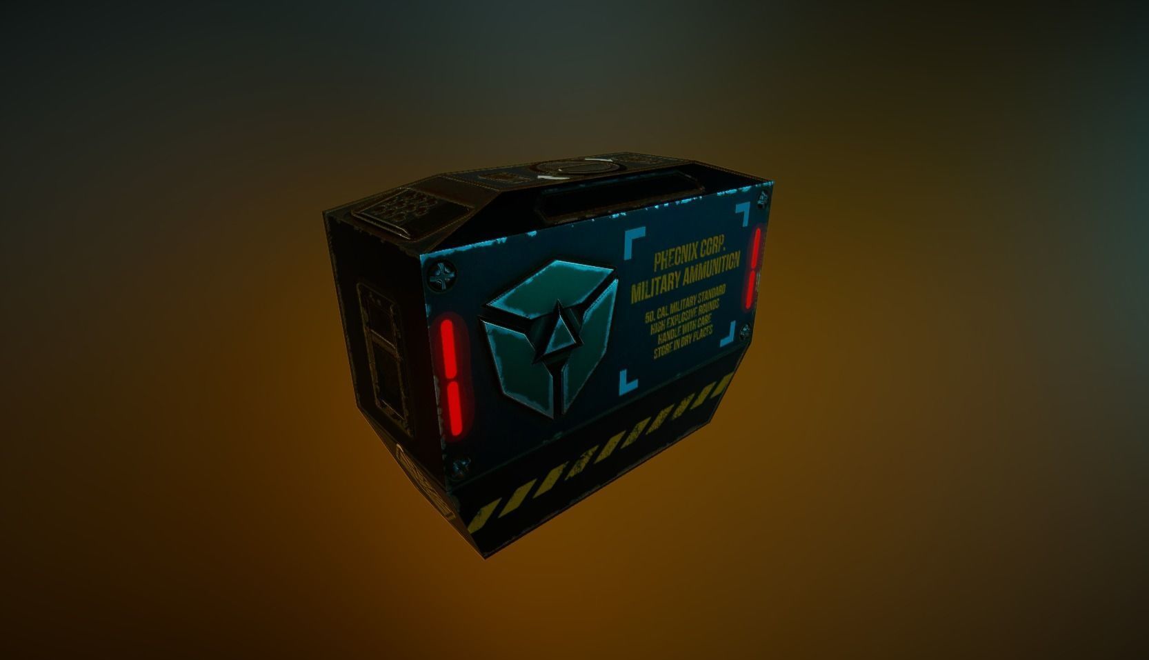 PBR Sci-Fi Game Kit Low-poly 3D model_11