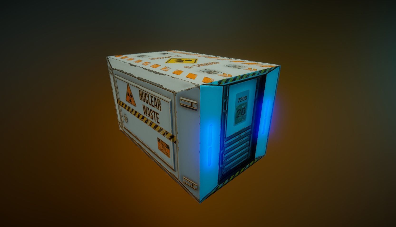PBR Sci-Fi Game Kit Low-poly 3D model_14