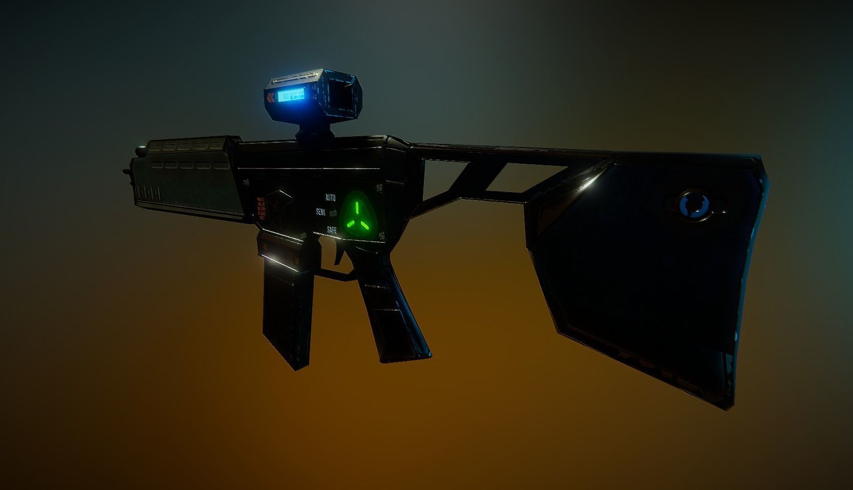 PBR Sci-Fi Game Kit Low-poly 3D model_4