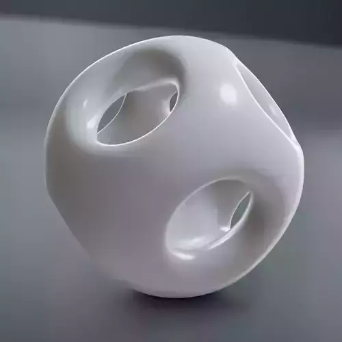 Beautiful ball with big holes 