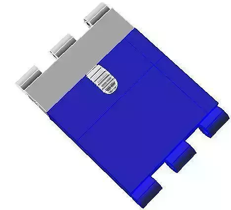 Box clasps - Library techique 3D - Conception of jewels 3D print model