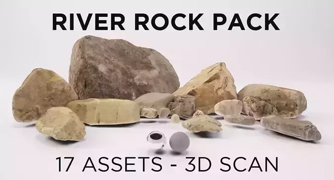 PACK - River rocks - Part 1 - Photogrammetry