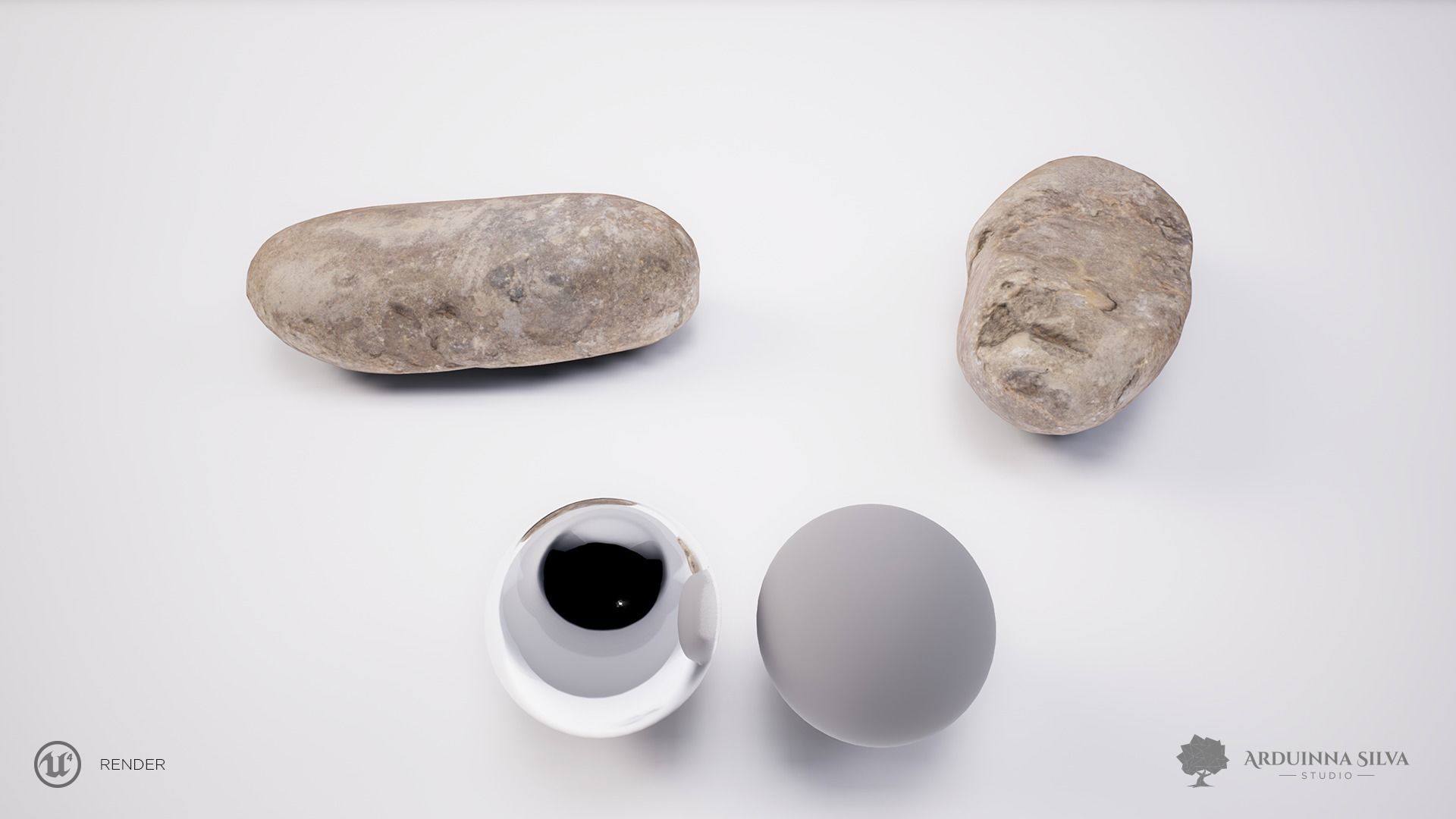 PACK - River rocks - Part 1 - Photogrammetry Low-poly 3D model_20