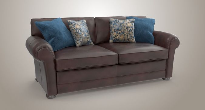 Wade Jefferson Large Scatter Sofa 3D model 3