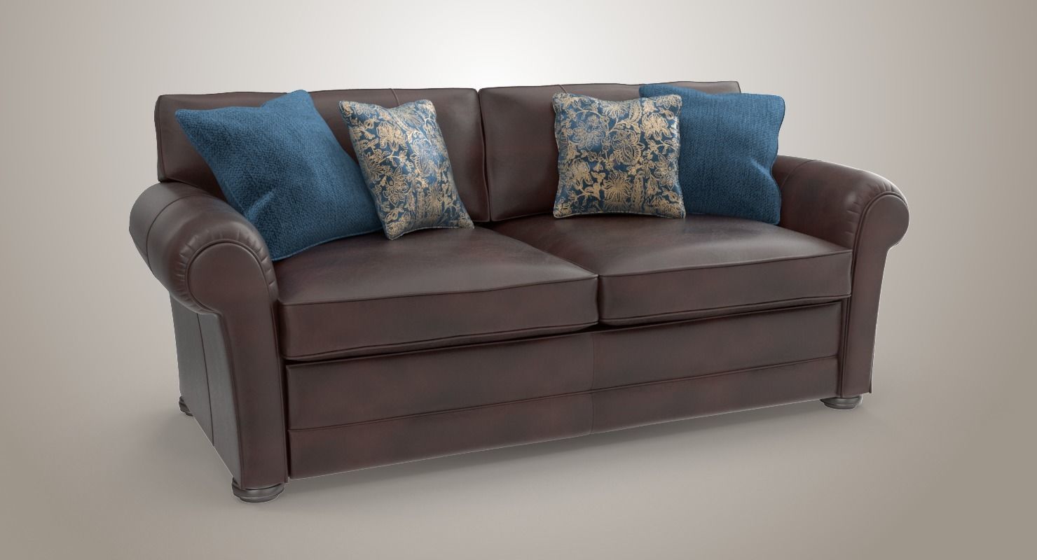 Wade Jefferson Large Scatter Sofa 3D model_2