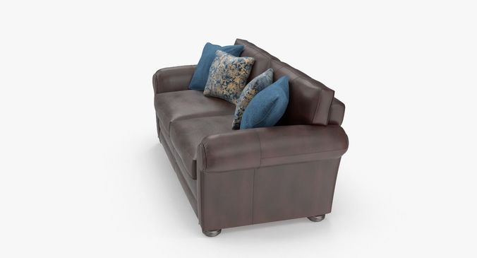 Wade Jefferson Large Scatter Sofa 3D model 2