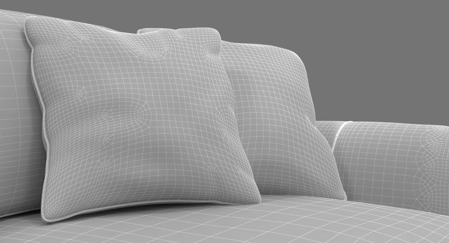 Wade Jefferson Large Scatter Sofa 3D model_15