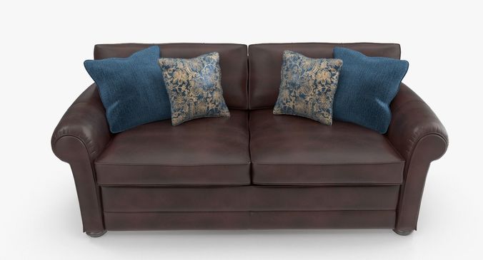 Wade Jefferson Large Scatter Sofa 3D model 6