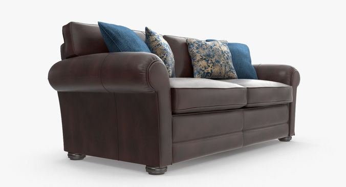 Wade Jefferson Large Scatter Sofa 3D model 5