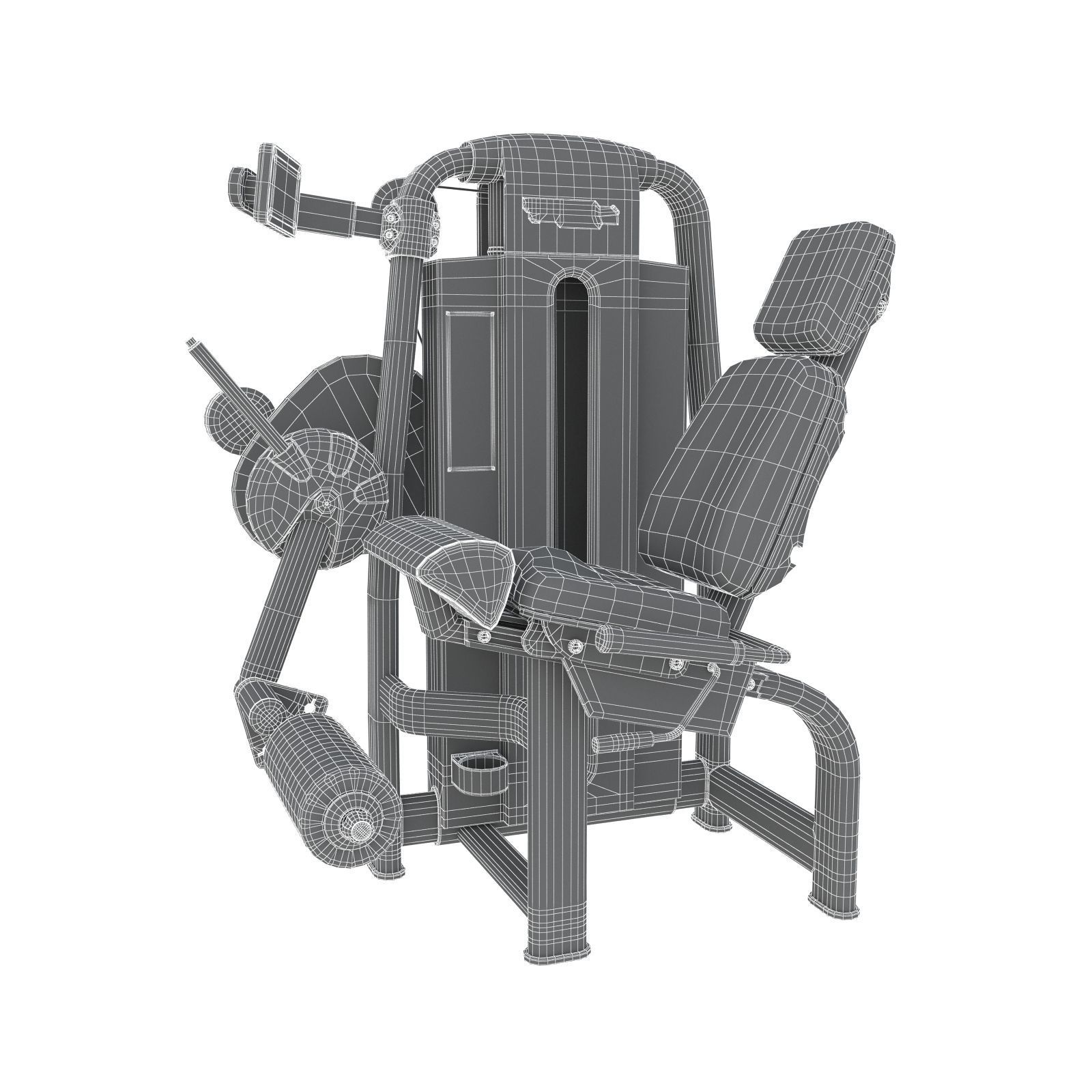 103 Models Gym Fitness Weight Collection 3D model_85