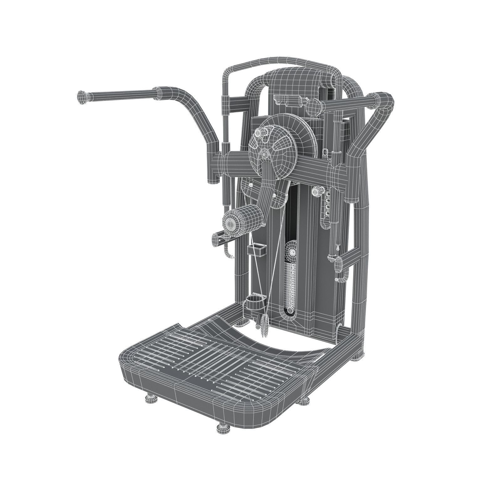 103 Models Gym Fitness Weight Collection 3D model_93