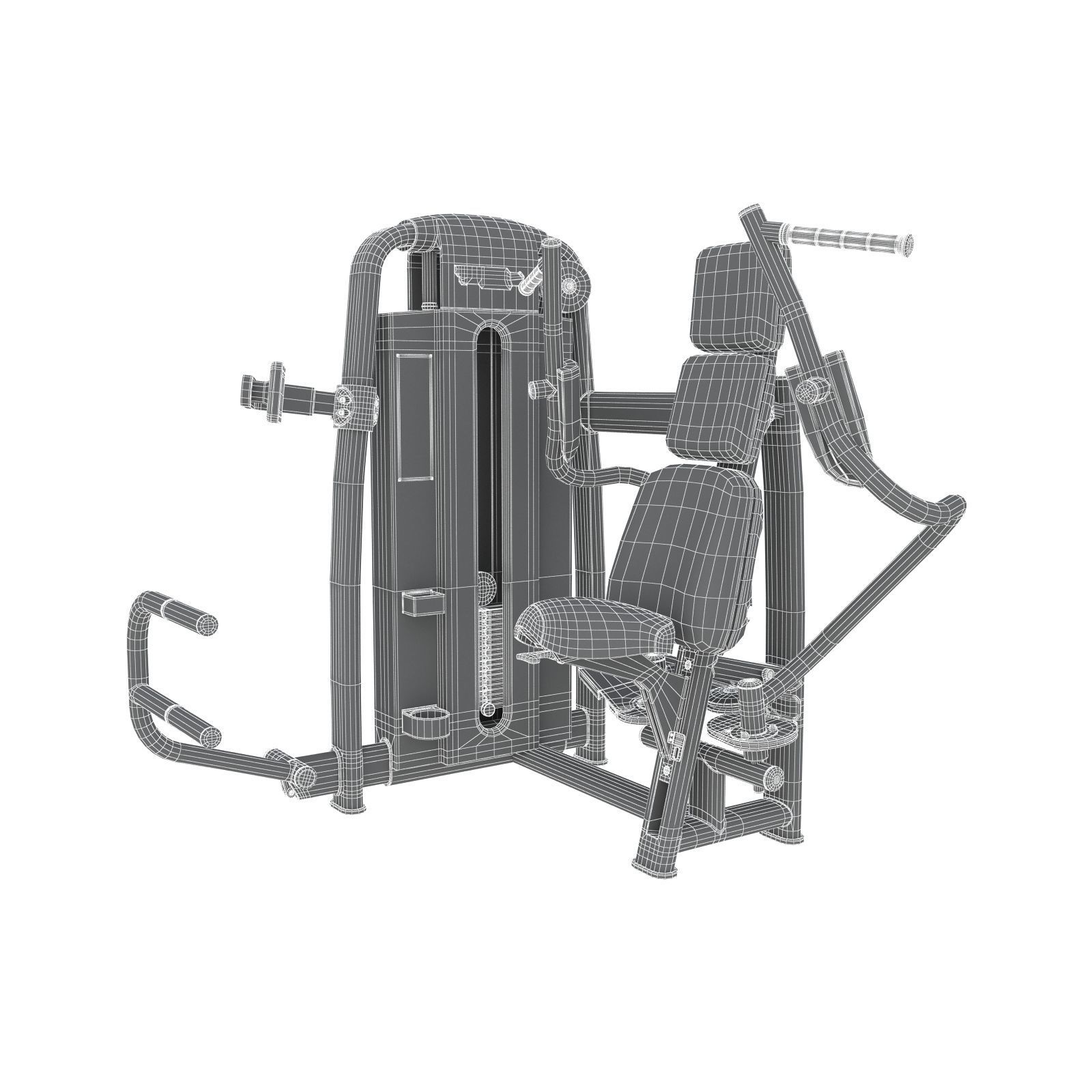 103 Models Gym Fitness Weight Collection 3D model_97