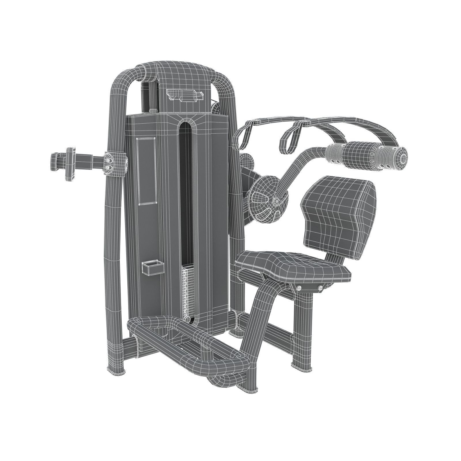 103 Models Gym Fitness Weight Collection 3D model_69