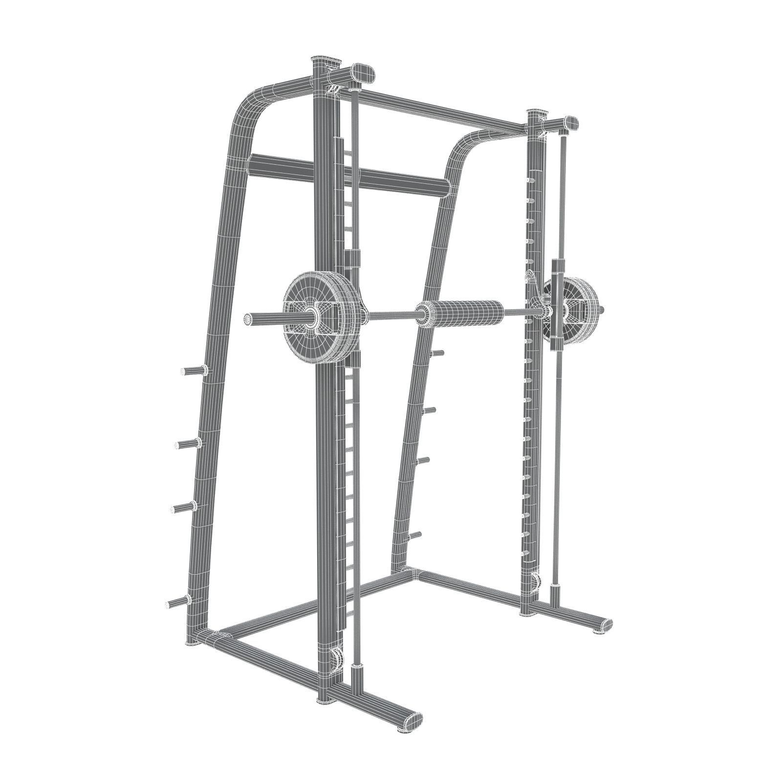 103 Models Gym Fitness Weight Collection 3D model_95