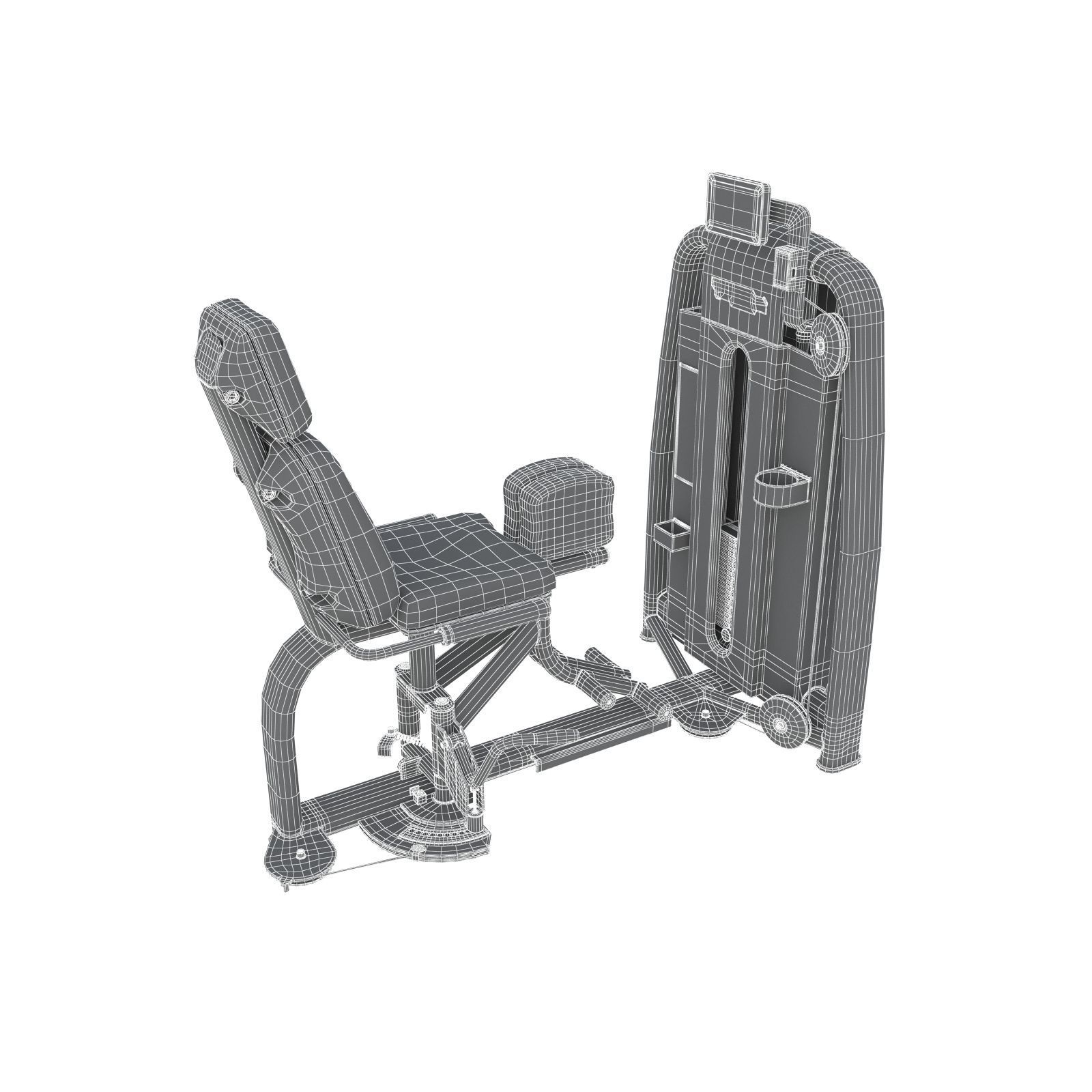 103 Models Gym Fitness Weight Collection 3D model_71