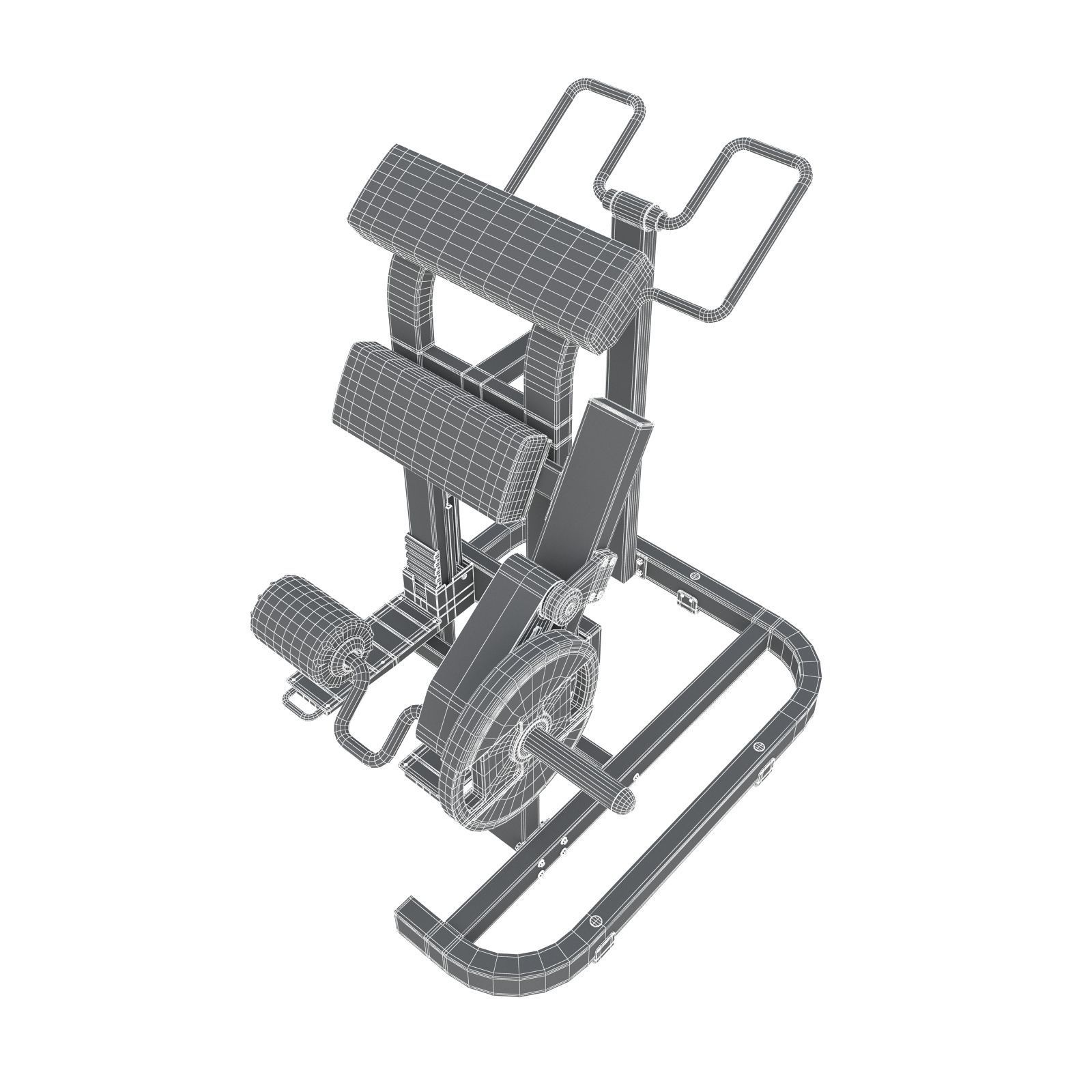 103 Models Gym Fitness Weight Collection 3D model_143