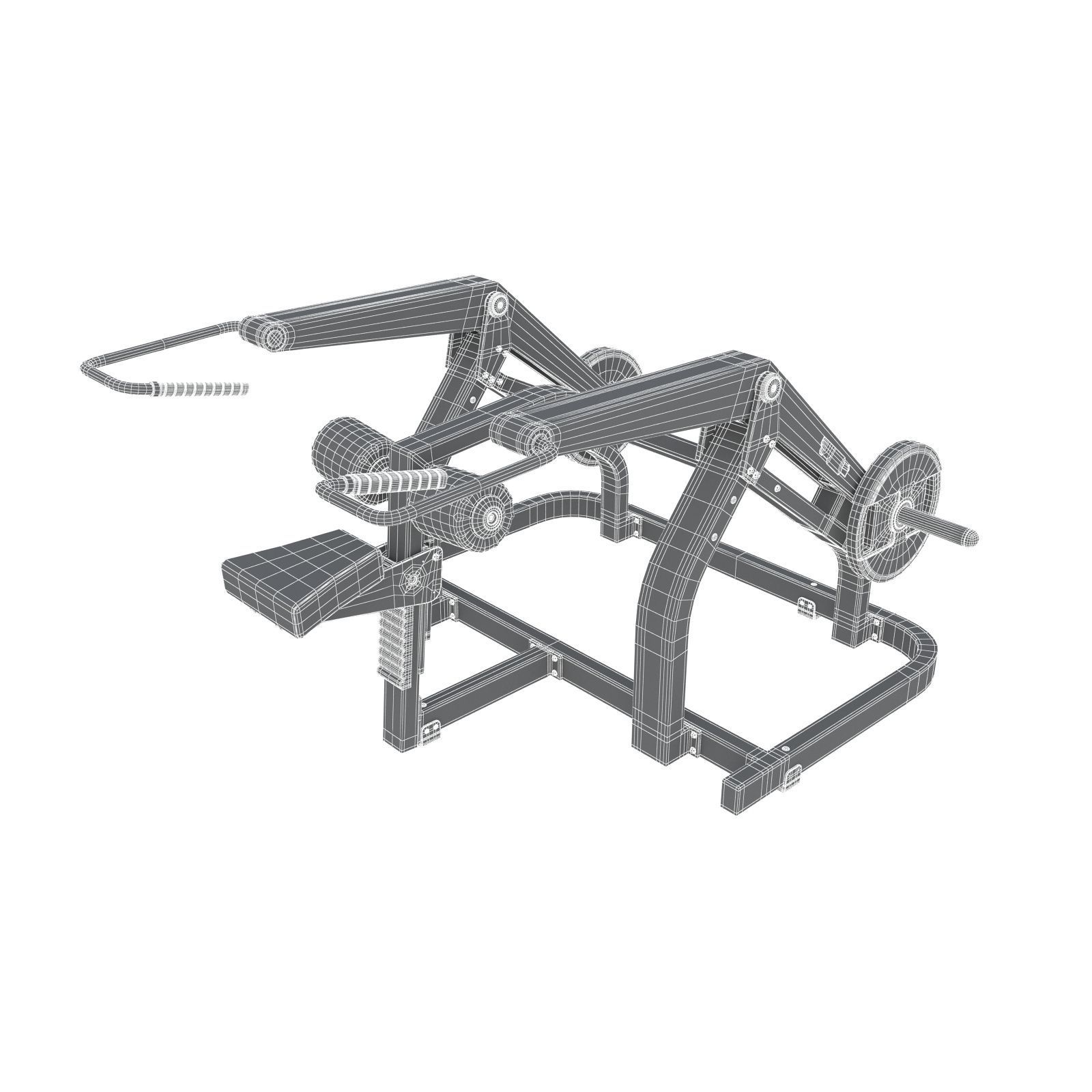 103 Models Gym Fitness Weight Collection 3D model_139