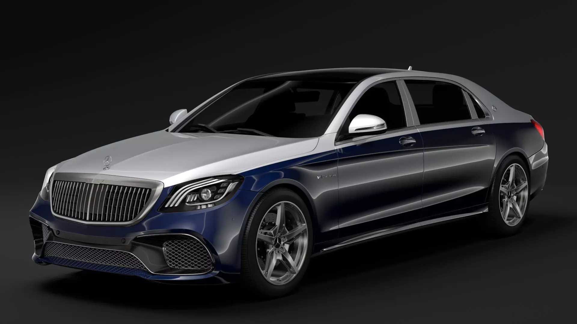 Mercedes AMG Maybach S 65 X222 2019 3D model