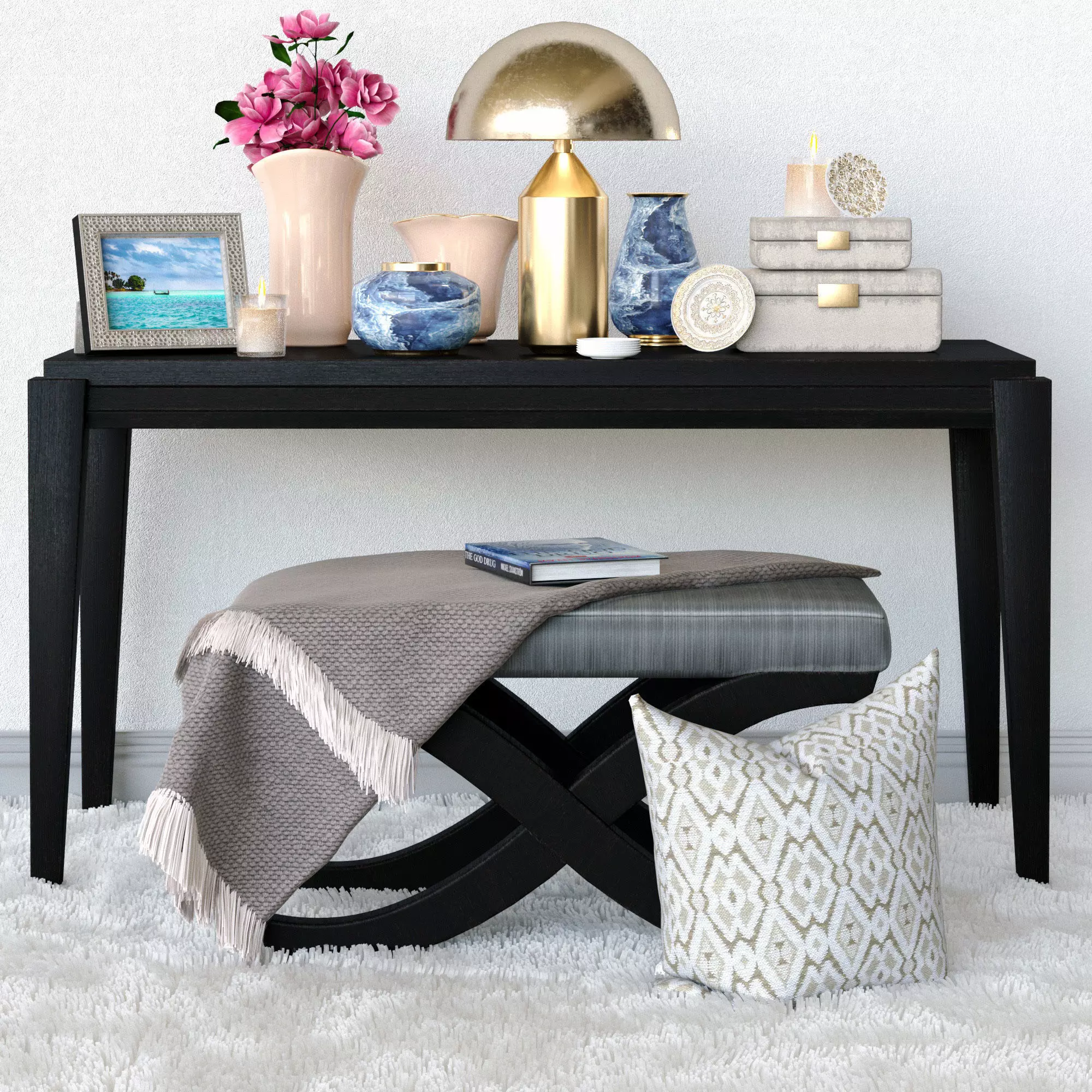 Dressing table 3D model_0